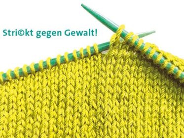 Aktion Strickt gegen Gewalt! - Schleswig